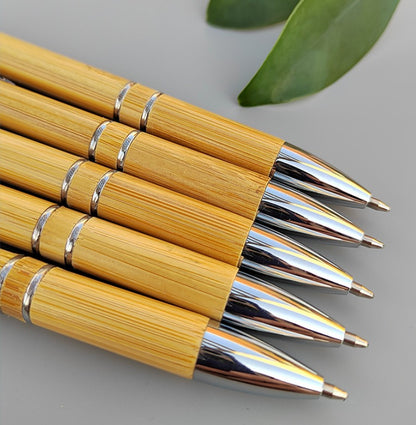 Engrave logo-Bamboo pen ball pen gift pen advertisement wholesale