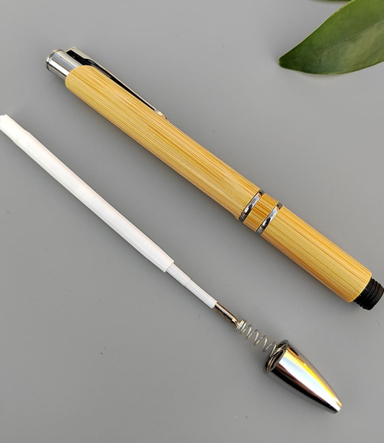 Engrave logo-Bamboo pen ball pen gift pen advertisement wholesale