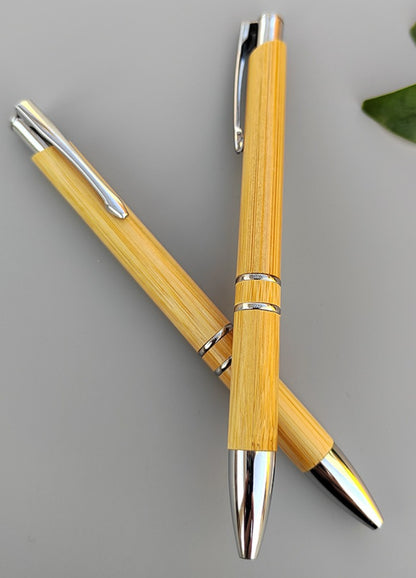 Engrave logo-Bamboo pen ball pen gift pen advertisement wholesale