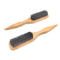 Engrave logo-Beech handle boar bristle brush beard brush barber brush clean brush wholesale