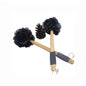 Personalized logo-Wooden long handle bath brush body brush massage shower brush clean back brush