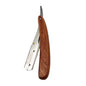 Engrave logo-Red Wood Handle Razor Old Style Men Beard Shaving Tool safety Razor straight razor barber razor