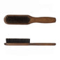 Engrave logo-Vintage style beard brush beech wood boar bristle brush barber brush clean brush grooming