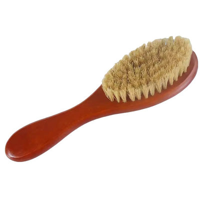 Engrave logo-Horse hair brush boar brush beard care barber tool grooming wholesale