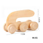 Engrave logo-Natural wood massagers body massage roller SPA Muscle relaxation