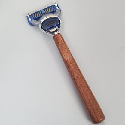 Engrave logo-5edges Wood handle razor beard shaving Safety Razors Men's Razors Shaving & Hair Removal Men's Shavers