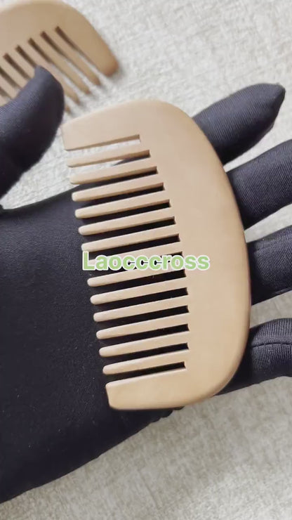 Customize Your Logo-Wide Tooth Wood Comb Beard Comb Pocket Size Comb Hair Brush