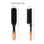 Engrave logo-Beech Wood handle boar bristle brush beard brush clean brush hair brush