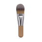 Engrave Logo-Wood handle fiber head makeup brush powder brush bullet brush