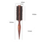 Engrave logo-Wood handle boar bristle brush hair brush Perm comb wave hair brush