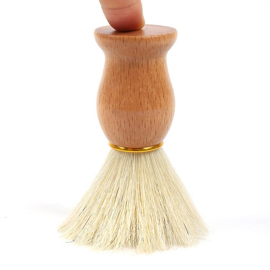 Engave logo-Beech wood brush boar bristle shaving brush for men beard shaving tool grooming