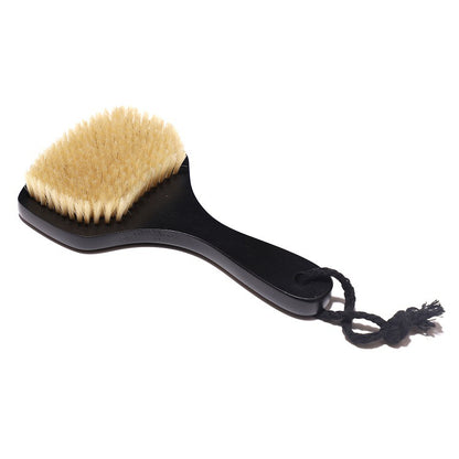 Engrave Logo-Dry Brush Boar Bristle Bath Brush Wood Body Brush Body Cleaning Brush For Shower Promotion Gift