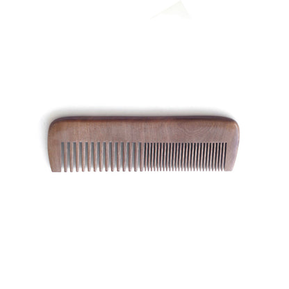 Customize Logo-New Kind Peach/Sandal Wood Comb Two Kinds Tooth Beard Care Comb Hair Brush