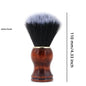 Customize logo-Wood handle Nylon/boar bristle shaving brushes for men beard care grooming tool