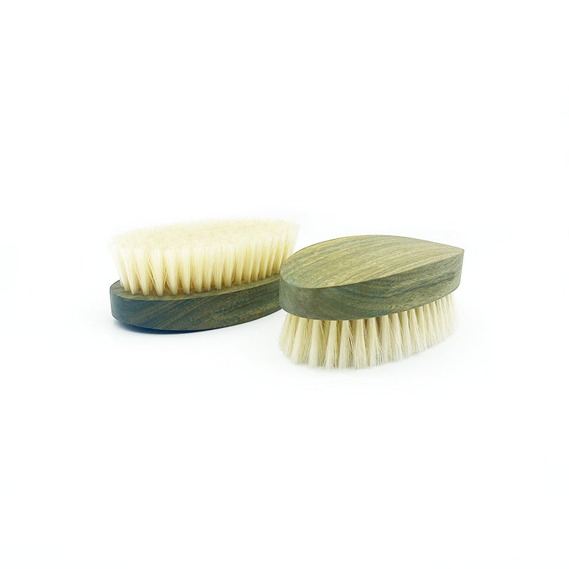 Engrave logo-500pcs-Greensandalwood brush beard brush nylon/boar bristle/sisal brush wholesale