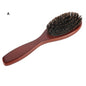 Engrave logo-Wood handle brush airbag brush boar bristle brush hair brush massage brush