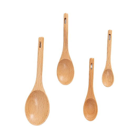 Customize Logo-Classic Beech Wooden Spoon,Wooden Small Spoon,Utensil For Non-Stick Cookware,Serve, Sturdy Wood Spoon For Cooking