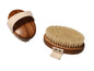 Customized LOGO -Beech wood handle bath brush boar bristle body brush dry brush