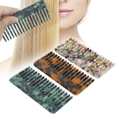 Mini Acetic Acid Comb Simple Anti-static Print Hairdressing Combs