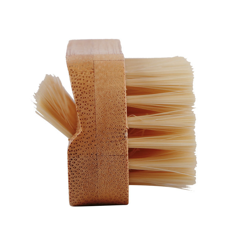 Engrave Logo-Bamboo handle nail brush nylon brush clean brush body brush