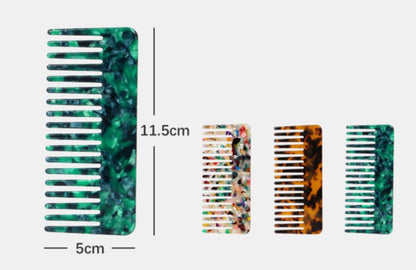 Mini Acetic Acid Comb Simple Anti-static Print Hairdressing Combs