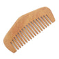 Engrave Logo-Handmade Peach Comb Wide Tooth Beard Comb Hair Combs