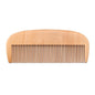 Customize Logo-Peach wood Comb Square Fine Tooth Comb For Hair/Beard Beard Comb