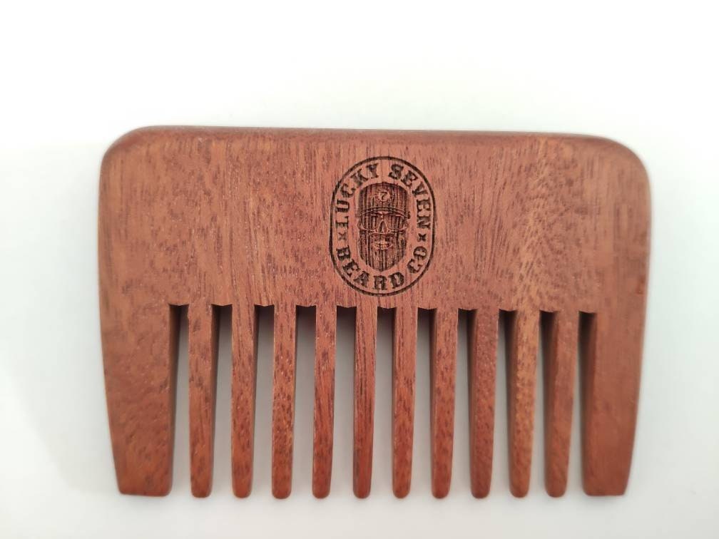 Customize Your Logo-Wide Tooth Wood Comb Beard Care Comb Pocket Size Comb Moustache Comb hair brush