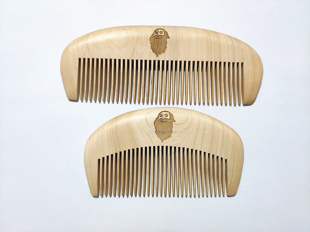 Engrave Your Logo-Cedarwood Combs For Men Beard comb Women Hair comb Beard Care brush