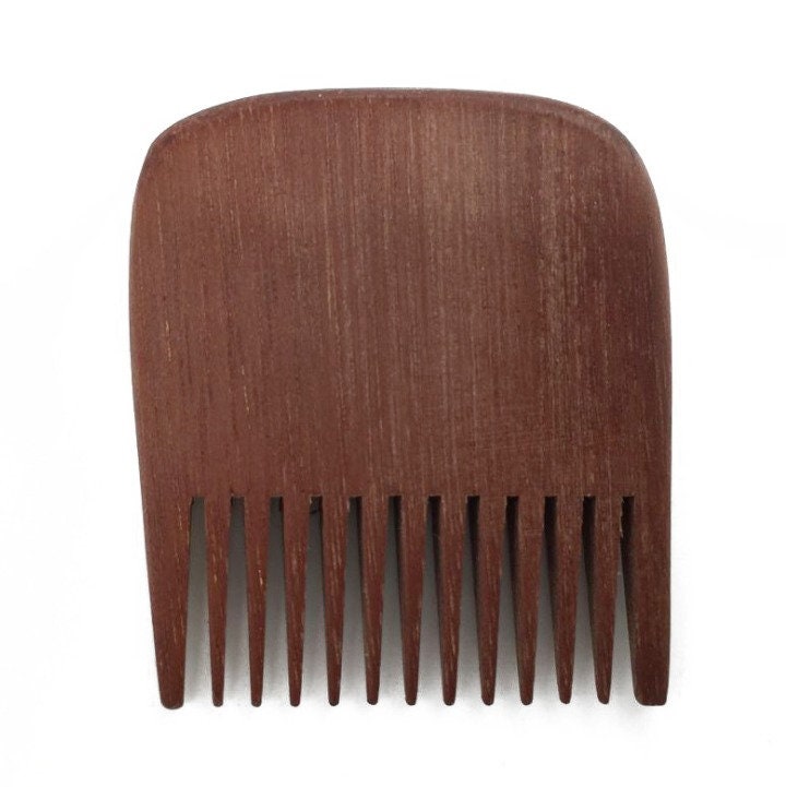 Customize Logo-Red Wood Combs Mini Square Combs Beard Care Combs Wooden Combs