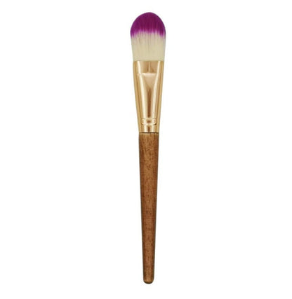 Customize Your Logo-Face Mask Brush Wood Handle Fibre Bristle Makeup Tool