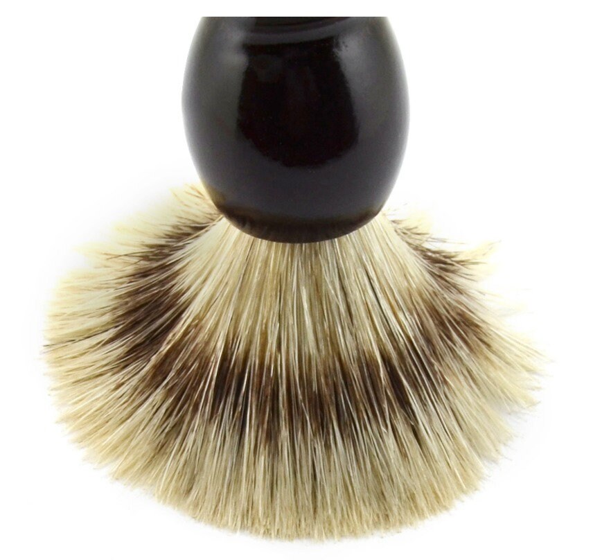 Customize logo-Dark Wood handle Boar bristle shaving brushes Beard Grooming Tool