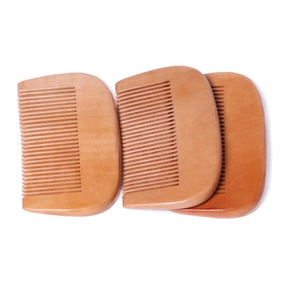 Customize Logo Combs-Mini Fine Tooth Wood Comb Beard Comb Pocket Size Comb Hair Brush Wholesale Engrave Logo