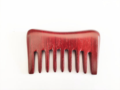 Redsandal Wood Comb Wide Tooth Comb For Hair/Beard Massage Comb Makeup Engrave Logo