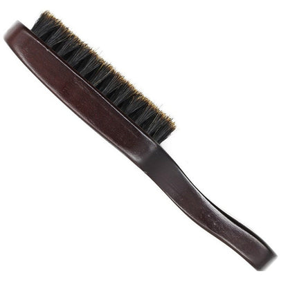 Customize Logo-New kind Wood Handle Boar Bristle Brush For Men Beard Care Makeup Grooming