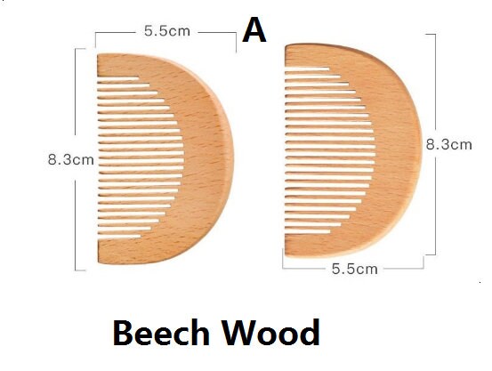 Customize Your Logo-Mini Peach Wood Fine Tooth Wood Comb Beard Comb Pocket Size Comb hair comb beard brush