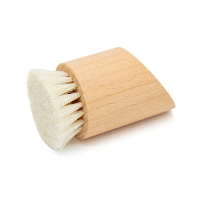 Customize Logo-New Design Beech Wood Handle Woolen Bristle Brush Face Brush Makeup Tool Baby Care Brush