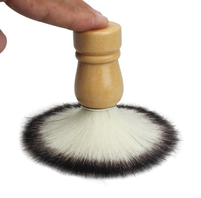 Customize logo-Brown Wood handle Nylon Bristle shaving brushes Beard Grooming Tool Barber brush
