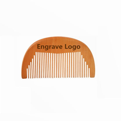 Customize Logo Combs-Fine Tooth Wood Comb Beard Comb Pocket Size Comb Hair Brush