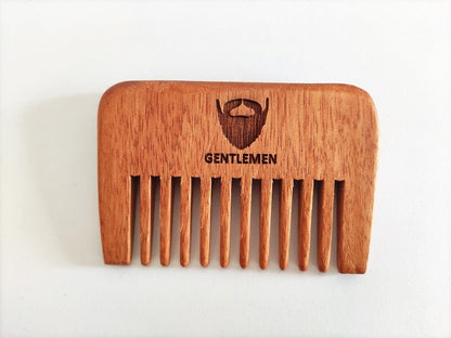 Boar Bristle Brush&Peach Wood Combs ox horn folding comb with bag Beard Care Sets for gentlemen gifts