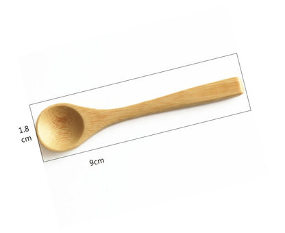 Handmade Bamboo Wood Spoons Coffee Spoon Honey Spoon Powder Spoon Laser engrave logo