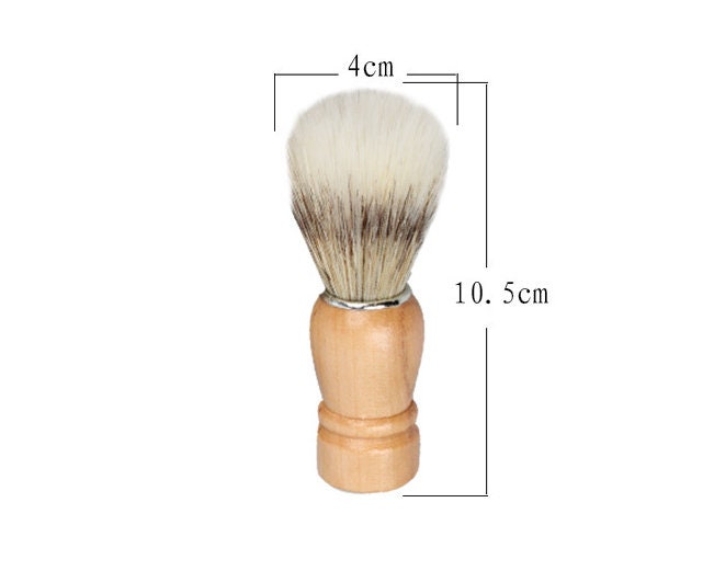 Customize logo-Brown Wood handle Nylon Bristle shaving brushes Beard Grooming Tool Barber brush