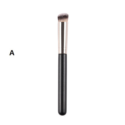 Customize Your Logo-Wood Handle Fibre Head brush Foundation Brush Concealer Brush Makeup Tool