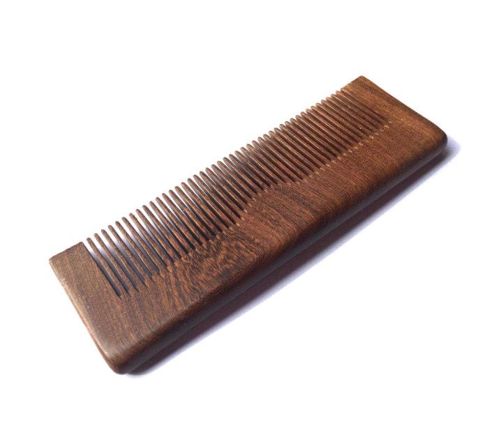 Engrave Logo-High quality Goldensandalwood Combs Square comb For women hair care for men beard care